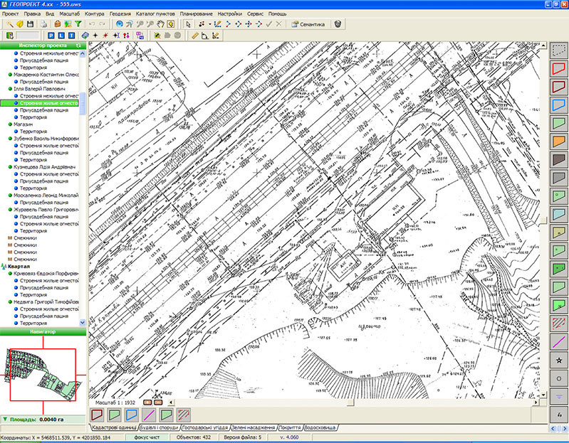 Raster base of GIS Geoproject 4